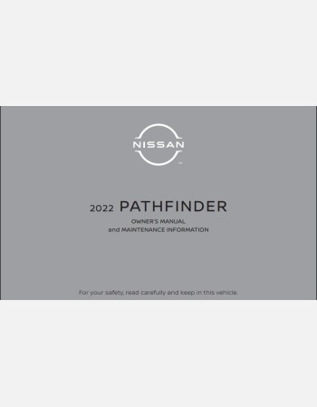 nissan pathfinder 2022 owners manual